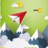 Navneet Youva Soft Bound Project Book 22x28 cm 1Side Ruled / 1Side Plain 32 Pages