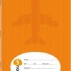 Navneet Youva Soft Bound Brown Note Book 18x24 cm Sketch (1 Side SL / 1 Side PL) 120 Pages