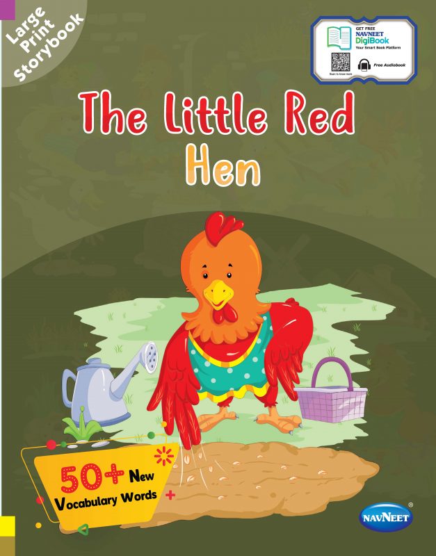 Large Print Story Book The Little Red Hen Navneet Education Limited large-print-story-book-the-little-red-hen-navneet-education-limited