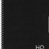 Navneet HQ | Single Subject Book Black | Wiro Bound | Single Line | (A4) 29.7 cm x 21 cm | 160 Pages