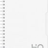 Navneet HQ | Single Subject Book White | Wiro Bound | Single Line | (A5) 14.8 cm x 21 cm | 160 Pages