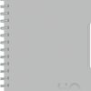 Navneet HQ | Single Subject Book Grey | Wiro Bound | Single Line | (A5) 14.8 cm x 21 cm | 160 Pages