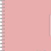 Navneet HQ | Single Subject Book Salmon Pink | Wiro Bound | Single Line | (B5) 25 cm x 17.6 cm | 160 Pages