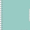 Navneet HQ | Five Subject Book Mint Green | Wiro Bound | Single Line | (B5) 25 cm x 17.6 cm | 300 Pages