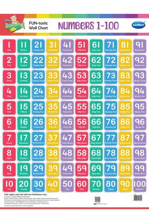 FUNtastic Wall Chart : Numbers 1-100