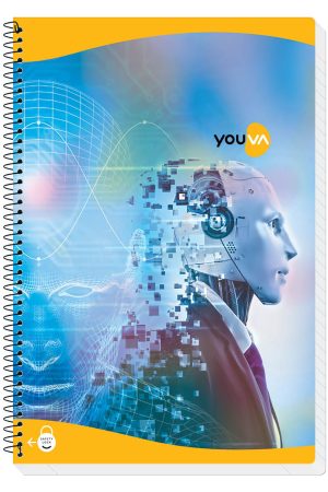 Navneet Youva | Spiral Notebook | (A4) 21 x 29.7 cm | Single Line | 200 Pages