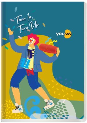 Navneet Youva | Soft Bound Notebook Expression | (A5) 14.8 x 21 cm | Single Line | 192 Pages