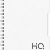 Navneet HQ | Single Subject Book White | (A6) 10.5 cm x 14.8 cm | Wiro Bound | Single Line | (A6) | 160 Pages