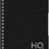 Navneet HQ | Single Subject Book Black | (A6) 10.5 cm x 14.8 cm | Wiro Bound | Single Line | 300 Pages