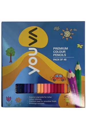 Navneet Youva | Premium Colour Pencil | Pack of 48