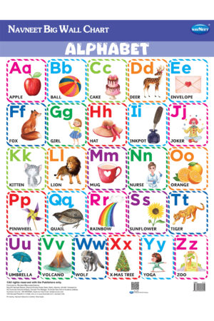 Navneet Big Wall Chart - Alphabet