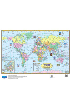 Navneet Big Wall Chart - World Map