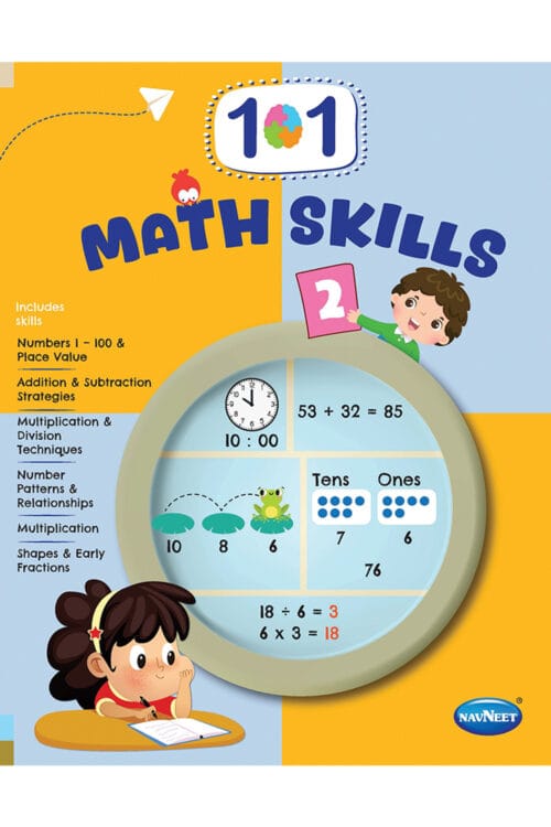 101 Math Worksheet 101 Math Skills Book 2 - Navneet Education Limited