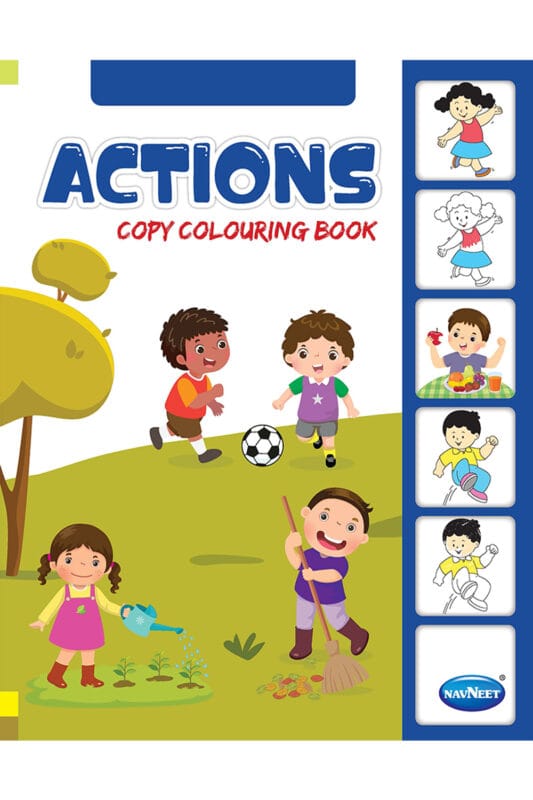 Actions Copy Colouring Book - Navneet Education Limited