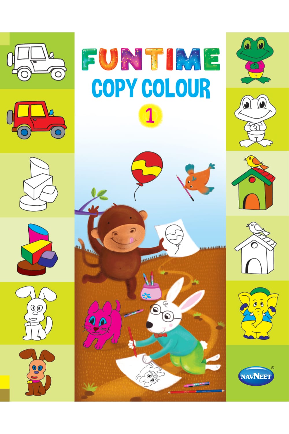 Funtime Copy Colour Book 1 - Navneet Education Limited
