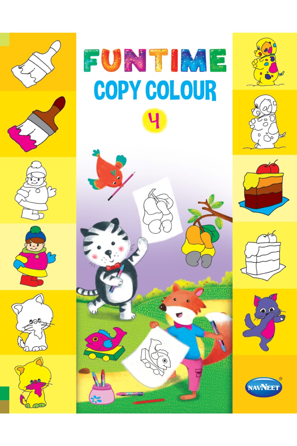 Funtime Copy Colour Book 4 - Navneet Education Limited