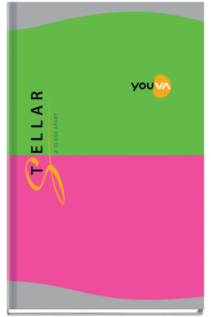 Navneet Youva Stellar | Case Bound Long Book | Foolscap 21 cm x33 cm | Single Line |  72 Pages