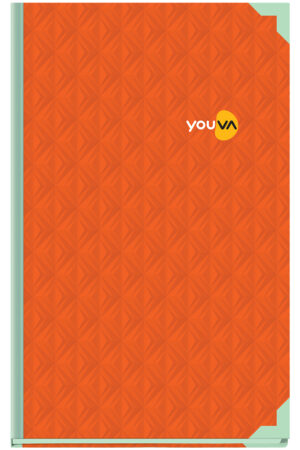 Navneet Youva | My Notes Case Bound Long Book | Foolscap 21 x 33 cm | Case Bound | Green - Single Line | 3 Q | 216 Pages