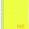 Navneet HQ |Single Subject Book Saturn Yellow | Wiro Bound |Single Line| (A5) 14.8 cm x 21 cm| 160 pages