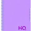 Navneet HQ | Five Subject Book Venomous Lilac | Wiro Bound | Single Line | (A5) 14.8 cm x 21 cm | 300 Pages