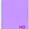 Navneet HQ | Five Subject Book Venomous Lilac | Wiro Bound | Single Line | (B5) 17.6 cm x 25 cm | 300 Pages