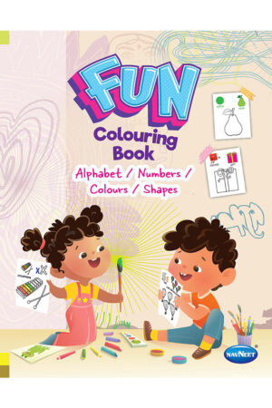 Fun Colouring Book - Alphabet/Numbers/Colours/Shapes