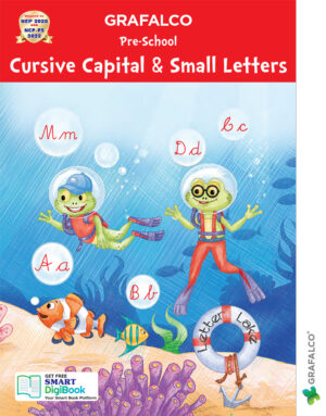 GRAFALCO PRE-SCHOOL CURSIVE CAPITAL & SMALL LETTERS