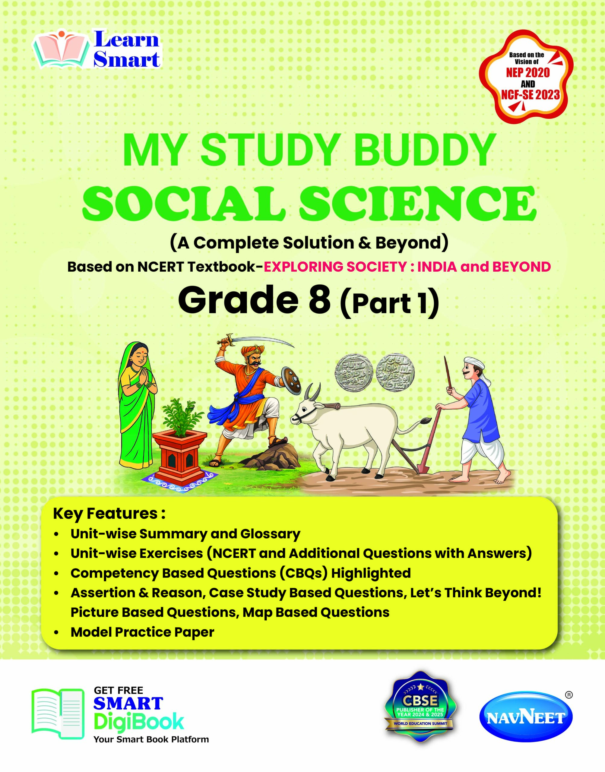 MY STUDY BUDDY - EXPLORING SOCIETY INDIA AND BEYOND (NCERT) CLASS 8 PART-1