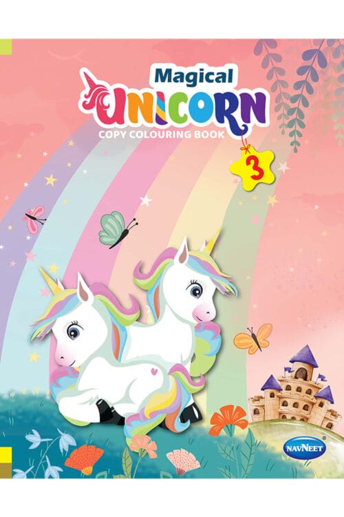 Magical Unicorn Copy Colouring Book 3 - Navneet Education Limited