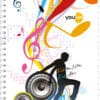 Navneet Youva |  Wiro Bound Notebook Expression| (A5) 14.8 x 21 cm | Single Line | 192 Pages