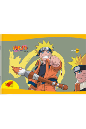 Navneet Youva | Yellow Drawing Book | Small A4 size 21 cm x 29.7 cm | 36 Pages | NARUTO