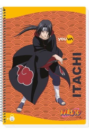 Navneet Youva | Spiral Long Notebook | (A4) 21 x 29.7 cm | Single Line | 172 Pages | NARUTO