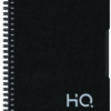 Navneet HQ | Single Subject Book Black | Wiro Bound | Unruled | (A5) 14.8 cm x 21 cm | 160 Pages