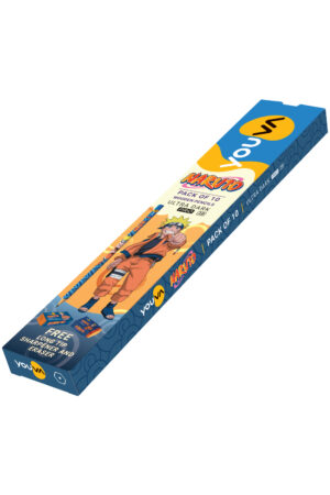 Navneet Youva | Naruto Pencils | Writing Pencil | Pack of 10