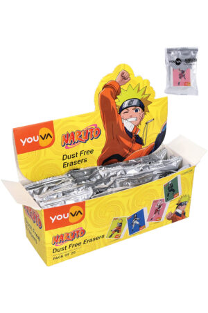 Navneet Youva | Naruto Erasers| Pack of 20