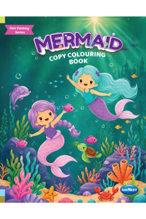 Mermaid Copy Colouring Book