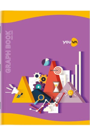 Navneet Youva | Soft Bound Graph Book | Big Size (2mm x 2cm) | 22 x 28 cm | 1Ruled / 1Graph | 32 Pages