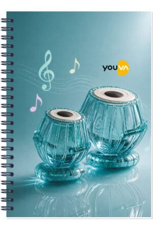Navneet Youva | My Notes Side Wiro Bound Notebook | (A5) 14.8 x 21 cm | Single Line | 160 Pages