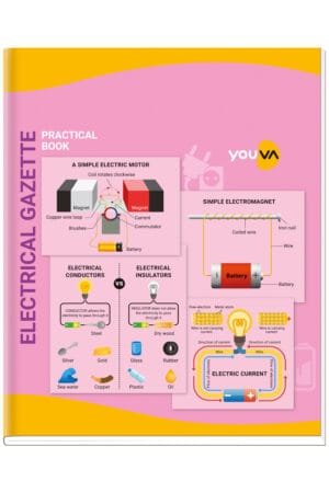 Navneet Youva | Electrical Gazette Practical Book | 21.5 x 26.5 cm | Hard Bound | 1 Ruled / 1 Plain | 96 Pages