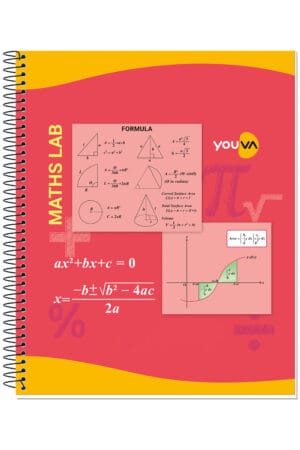 Navneet Youva | Spiral Bound Maths Laboratory Book | 21.5?26.5 cm | 1Ruled / 1Plain | 96 Pages