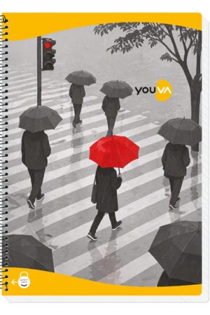 Navneet Youva | Spiral Notebook | (A4) 21 x 29.7 cm | Unruled | 400 Pages