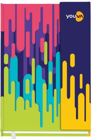 Navneet Youva | My Notes Case Bound Notebook Magnetic | A5 14.8 x 21 cm | Single Line | 192 Pages