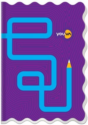 Navneet Youva | Soft Bound Notebook | 14.8 x 21 cm | Single Line | 160 Pages | Waves