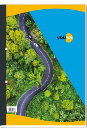 Navneet Youva | Hard Bound Refill Book |(A4 Size) 21 X 29.7 cm | Single Line | 150 Pages