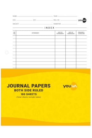Navneet Youva | Journal Papers | 22 X 28 cm | Both Side Ruled | 100 Sheets