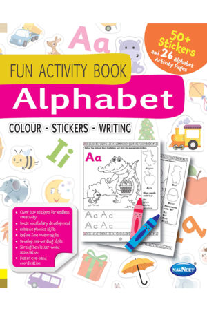 Fun Activity Book Alphabet (Colour-Stickers-Writing)